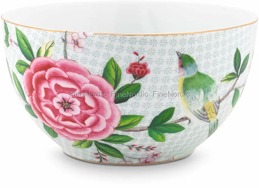 Pip Studio Schüssel Blushing Birds Weiß 15 cm