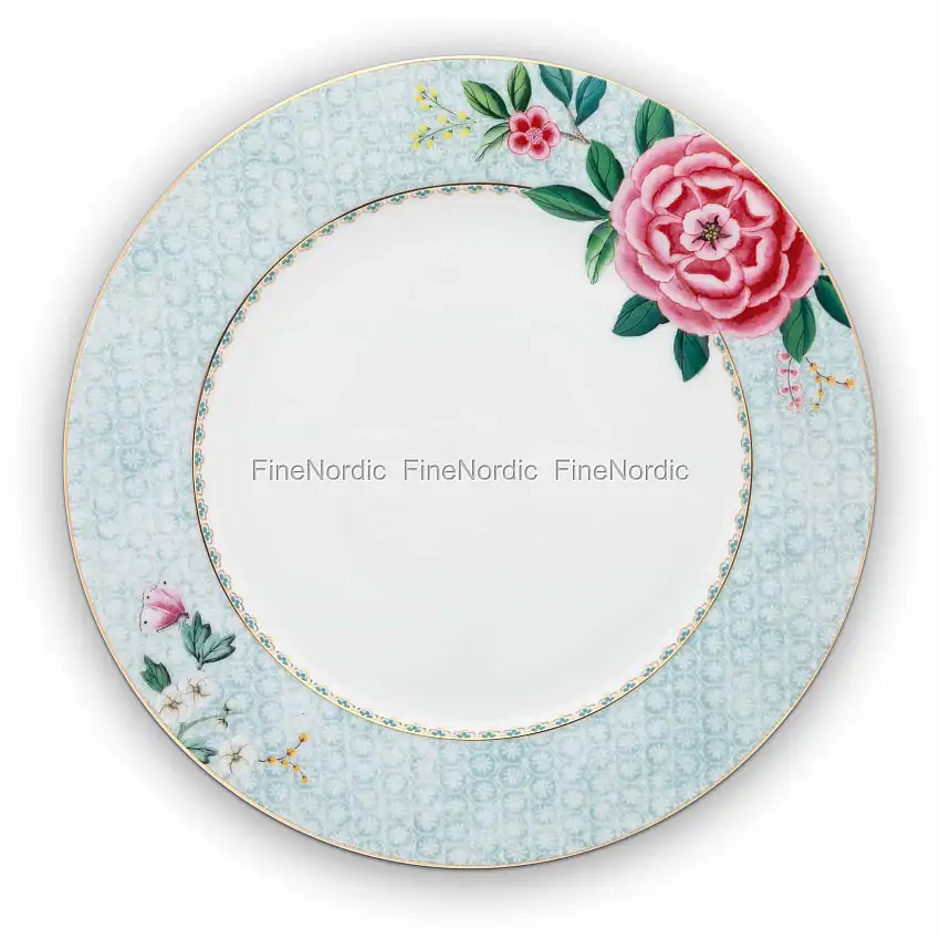 Pip Studio Speiseteller Blushing Birds Weiß 26,5 cm