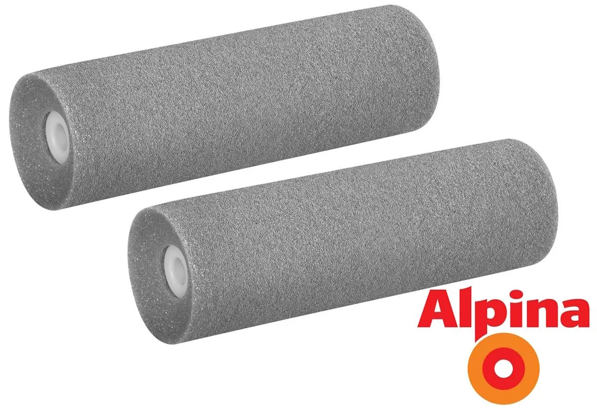 Profi 2x Lackier-Walze EvoStar 11cm konkav für Alpina Lacke