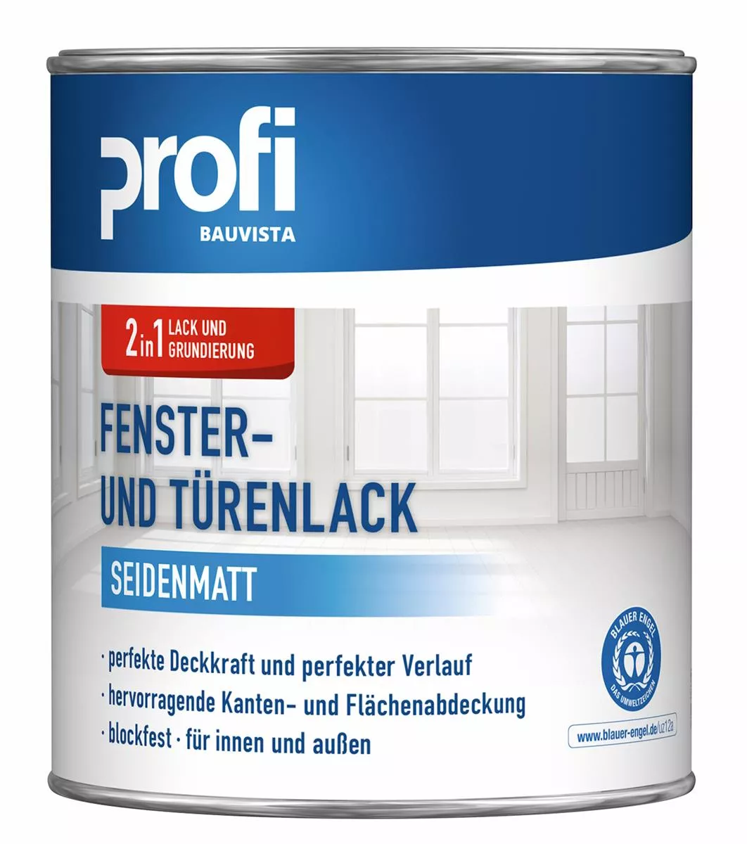 PROFI Acryl PremiumPlus Fenster und Türenlack seidenmatt 750 ml
