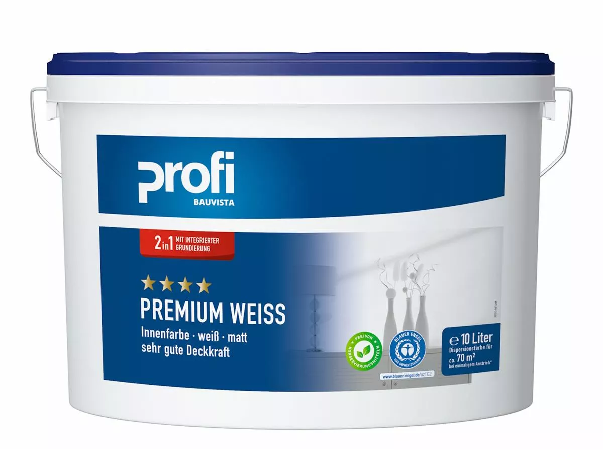 Profi Farben Premium Weiß 10 Liter