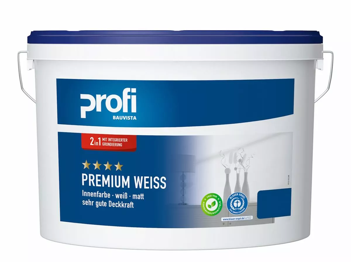 Profi Farben Premium Weiß 5 Liter