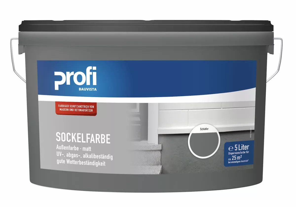 Profi Farben PROFI Sockelfarbe Schiefer 5 Liter