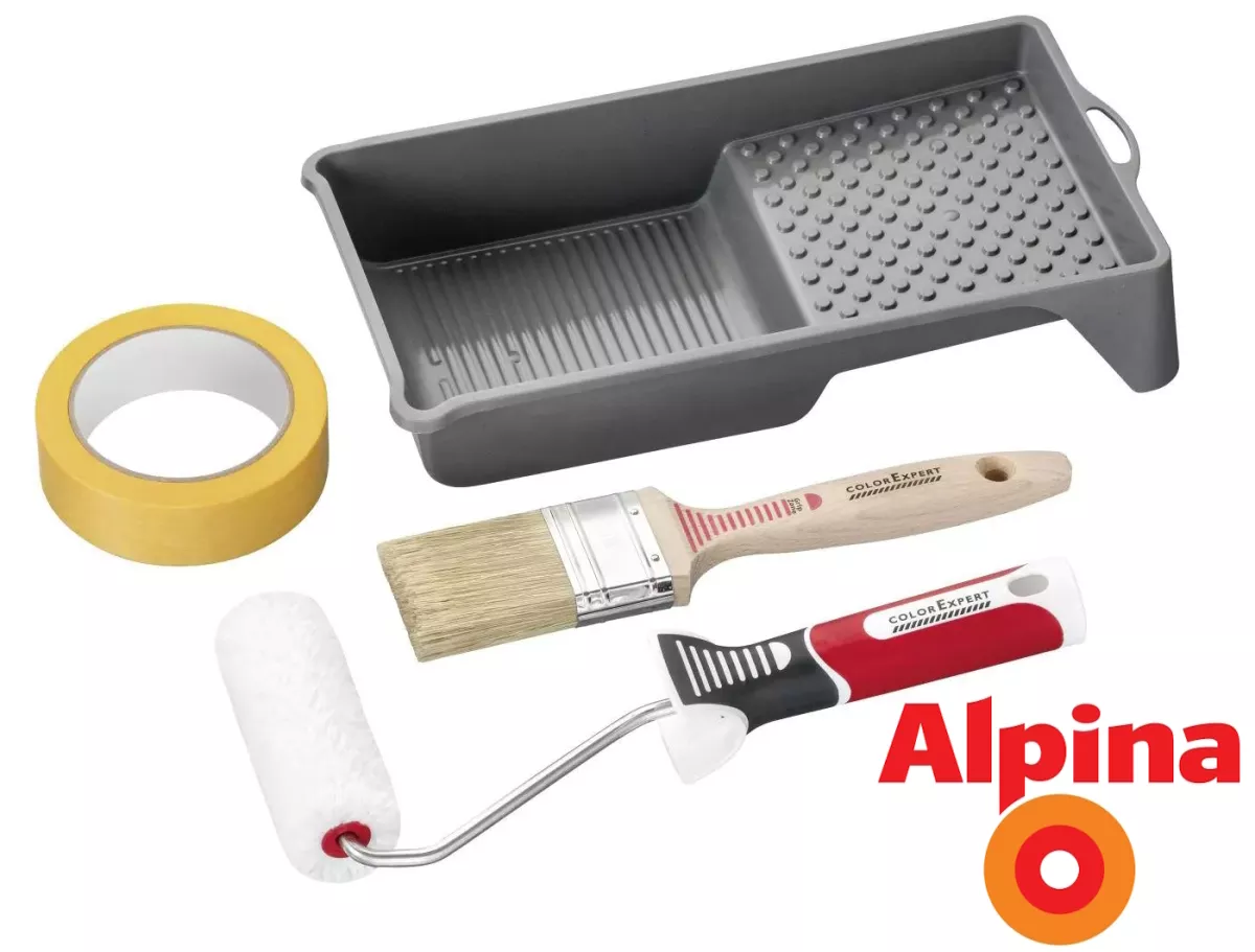 Profi Farbroller Set 5-teilig für Alpina Innenfarbe