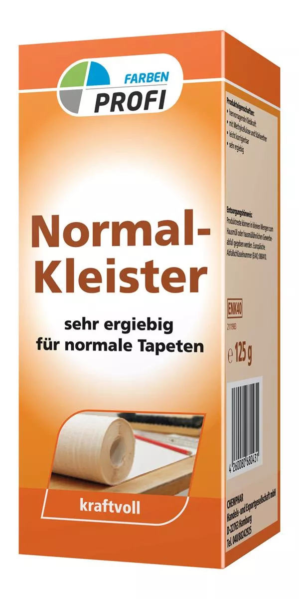 PROFI Kleister Tapetenkleister Normalkleister 125 g für normale Tapeten