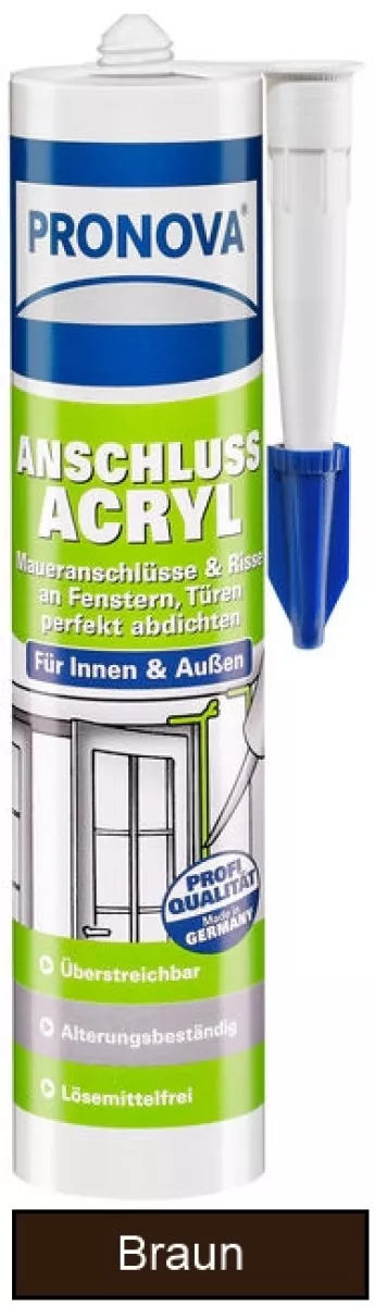 Pronova Anschluss-Acryl 300 ml Braun