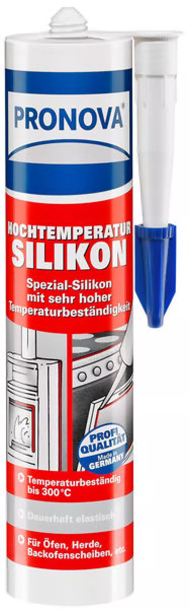 Pronova Hochtemperatursilikon 300 ml Schwarz