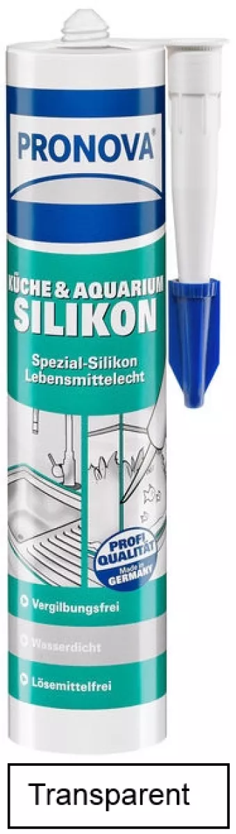Pronova Küche & Aquariumsilikon 300 ml Transparent