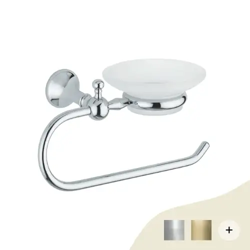 Handtuchring mit Seifenschale Regent zur Wandmontage