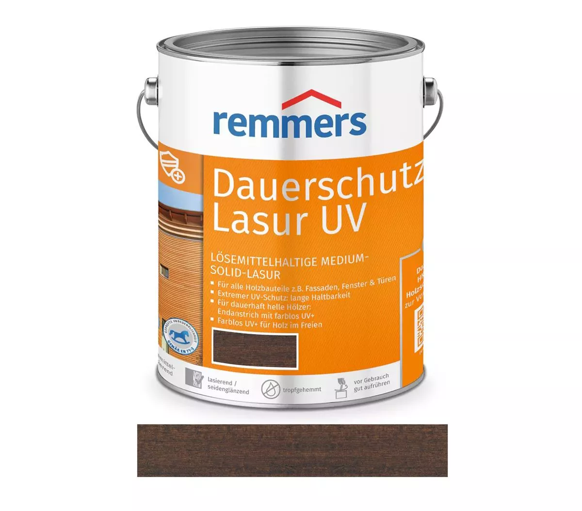 Remmers Dauerschutz-Lasur UV Palisander 5 Liter Holzschutz für Außen