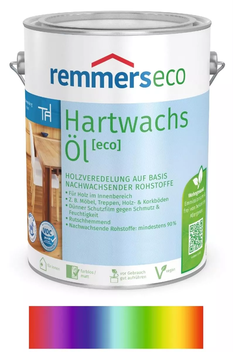 Remmers ECO Hartwachs-Öl Sonderton Wunschfarbton 2,5 L für Holz im Innenbereich