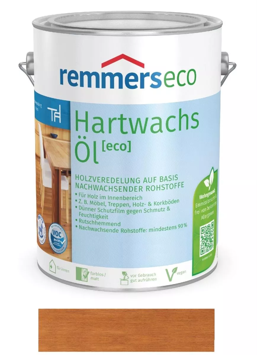 Remmers ECO Hartwachs-Öl Teak RC-545 0,375 L für Holz im Innenbereich