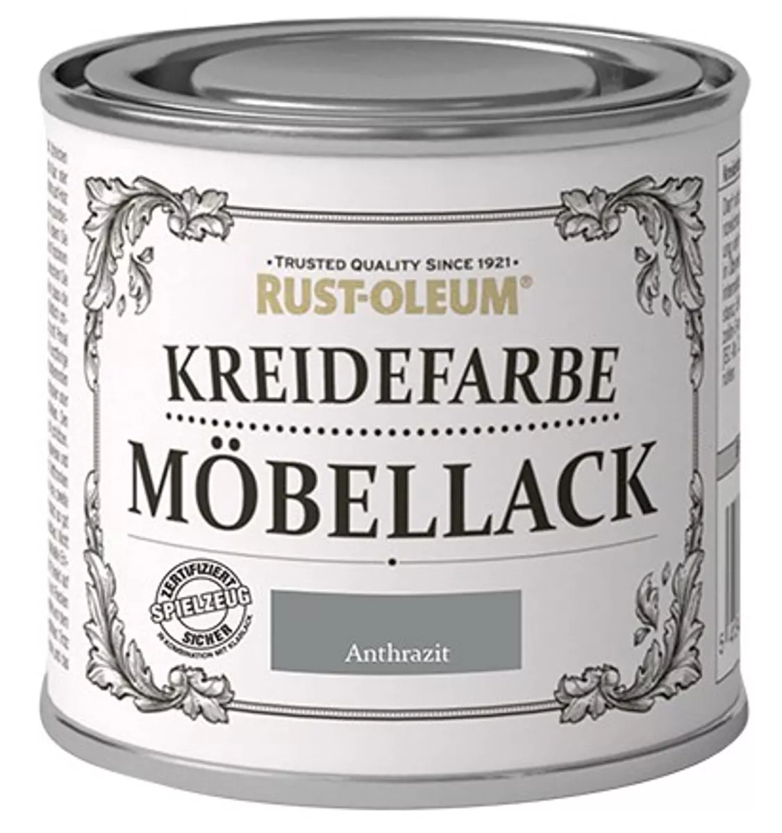 Rust Oleum Kreidefarbe Möbellack Anthrazit 125ml
