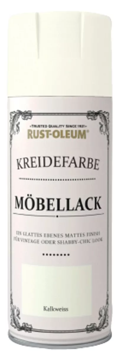 Rust Oleum Kreidefarbe Möbelsprühlack Kalkweiss 400ml