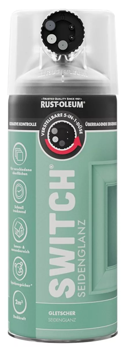 Rust Oleum Sprühlack Switch Gletscher Seidenglänzend 400ml