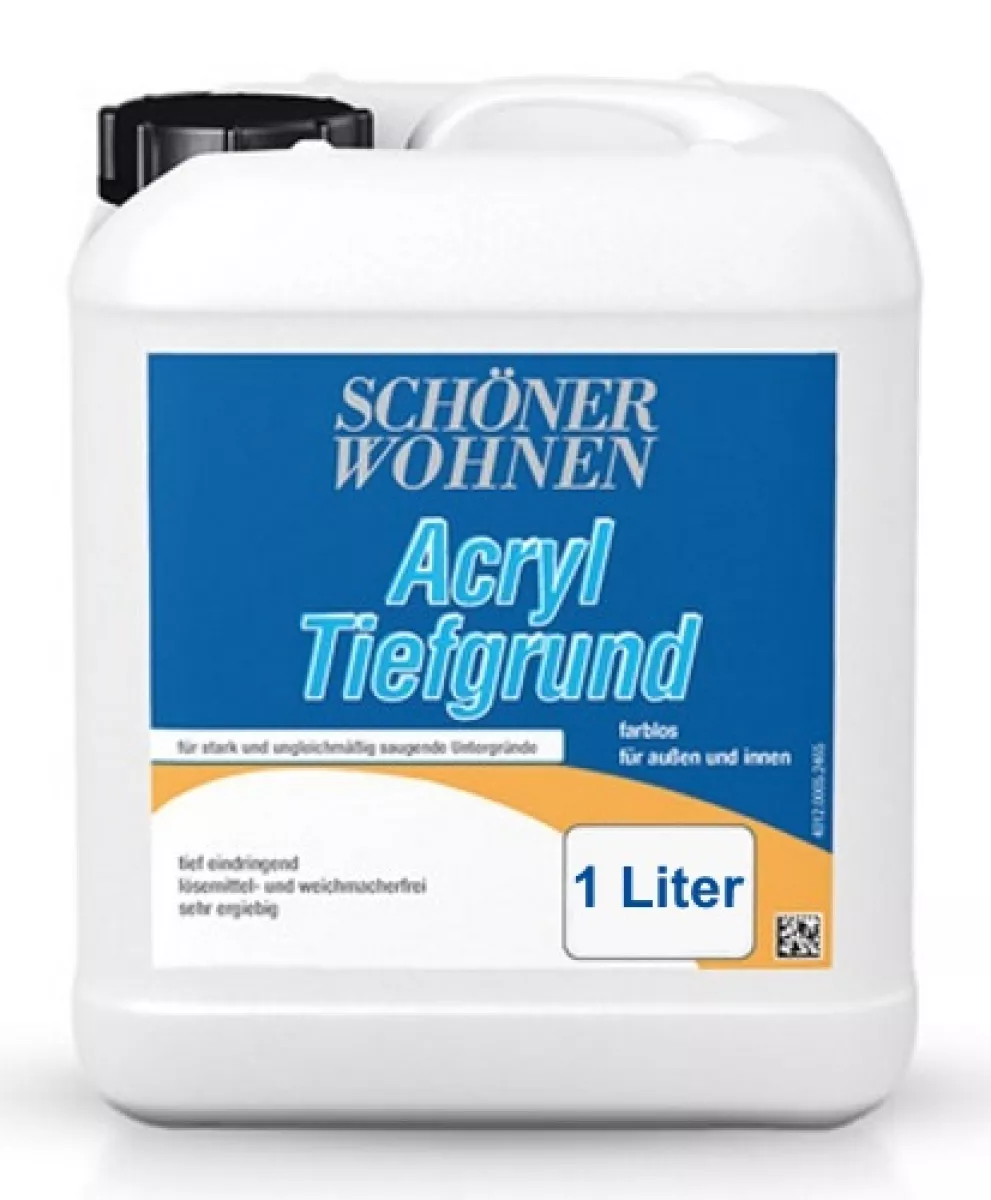 Schöner Wohnen Acryl Tiefgrund lösemittelfrei 1 Liter