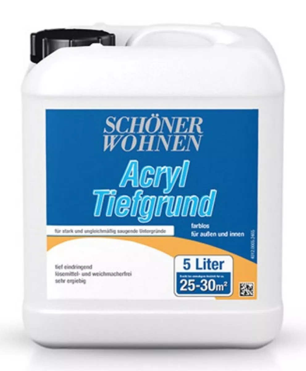 Schöner Wohnen Acryl Tiefgrund lösemittelfrei 5 Liter