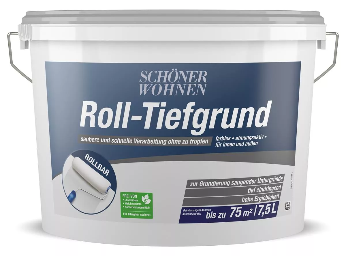 Schöner Wohnen Grundierung Roll-Tiefgrund transparent 7,5 L