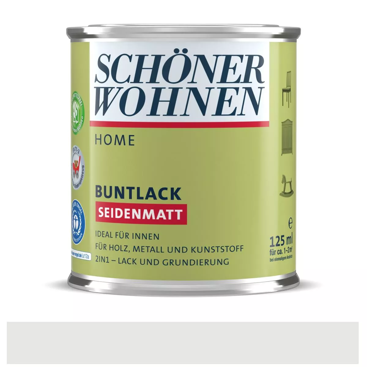 Schöner Wohnen Home Buntlack Altweiß seidenmatt 125 ml