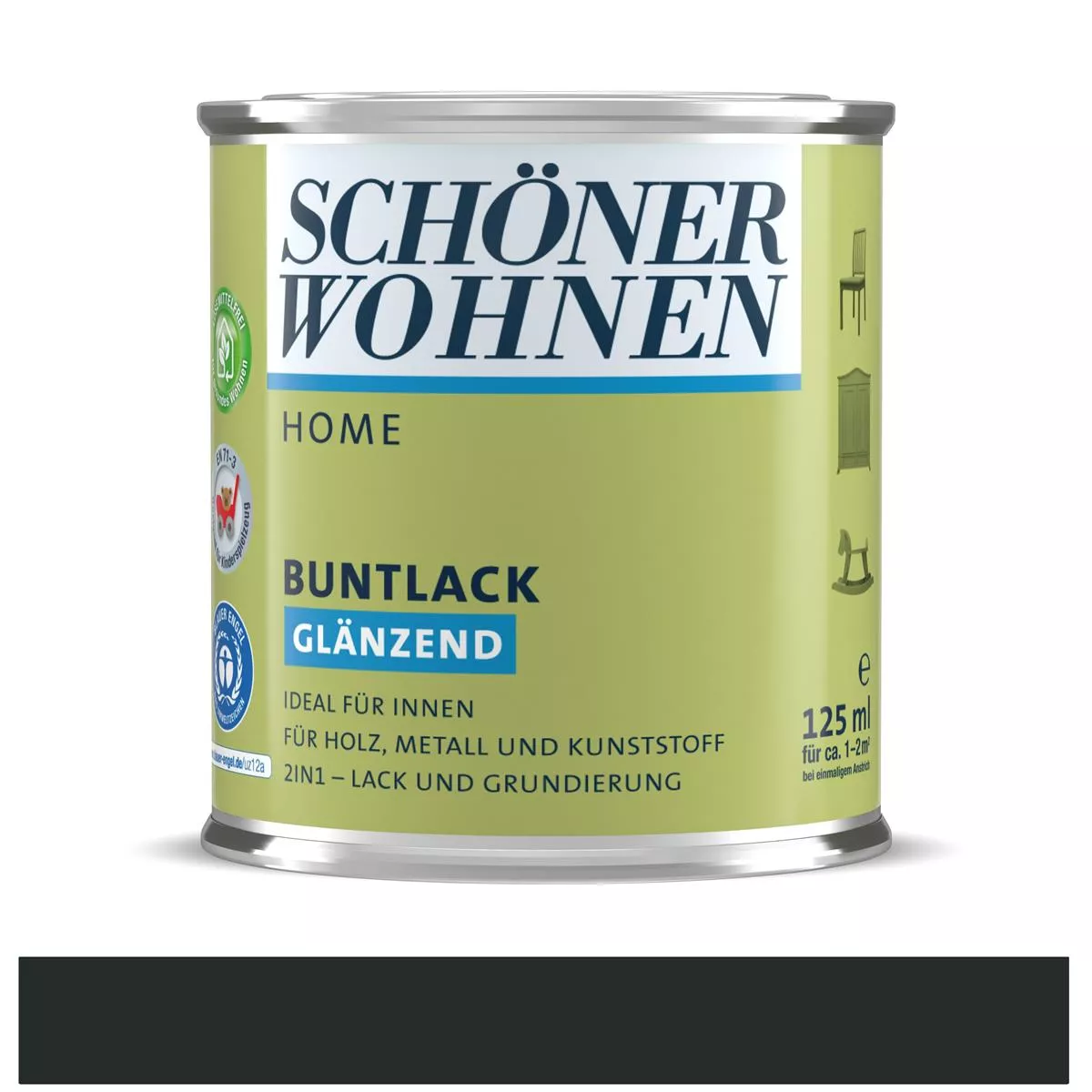 Schöner Wohnen Home Buntlack Anthrazitgrau (RAL 7016) glänzend 125 ml