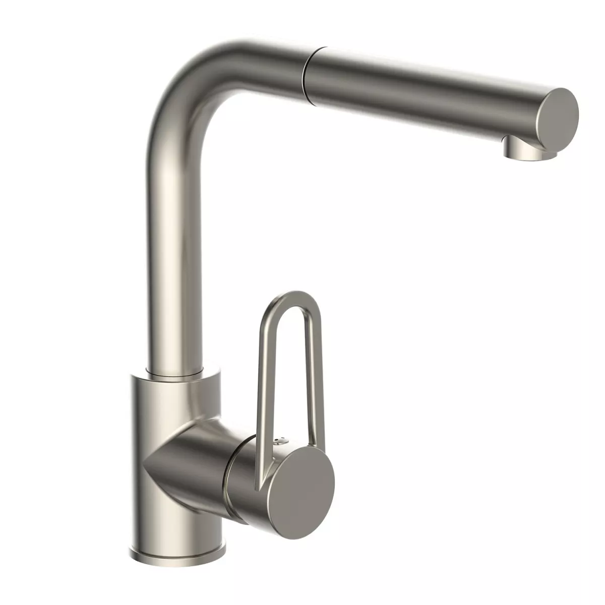 SCHÜTTE DESIGN RING Spültischarmatur, Edelstahloptik, mit herausziehbarem Auslauf