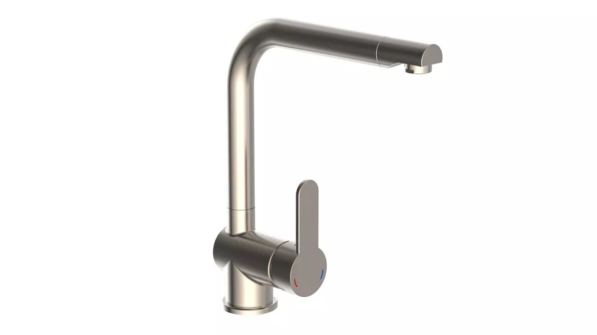 Schütte Design-Spültischarmatur RIO, Edelstahloptik