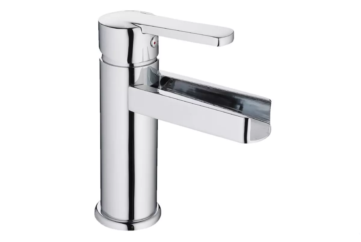 Schütte Design-Waschtischarmatur NIAGARA, mit Schwallauslauf , Chrom