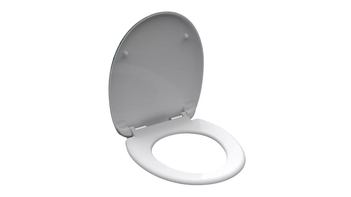 Schütte Duroplast WC-Sitz OFFLINE, Toilettensitz, Klobrille mit Absenkautomatik