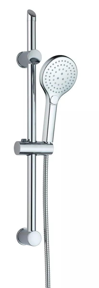 SCHÜTTE Stangenbrause-Set, Chrom, zum Kleben