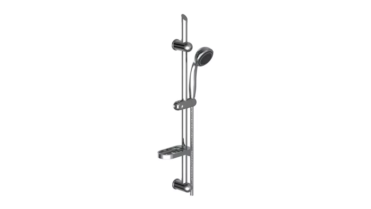 Schütte Stangenbrauseset FRESH, 70cm, 8 Funktionen, Chrom