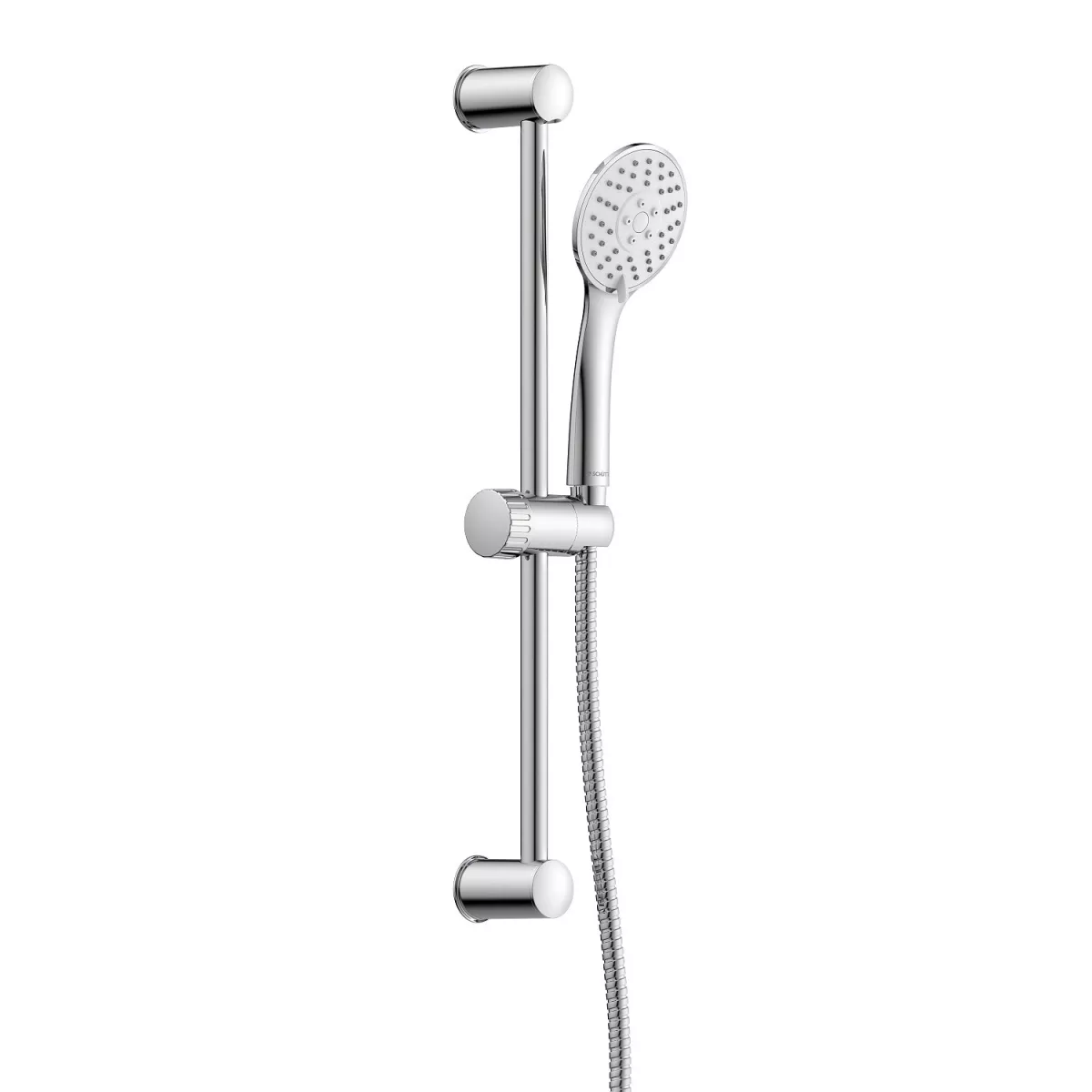 Schütte Stangenbrauseset NAPOLI, Chrom