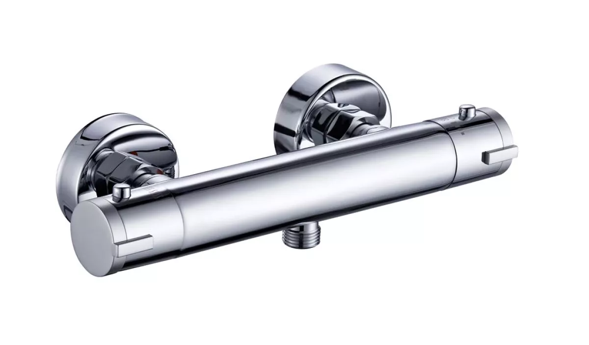 Schütte Thermostat-Duscharmatur LONDON, mit Verbrühschutz, Chrom