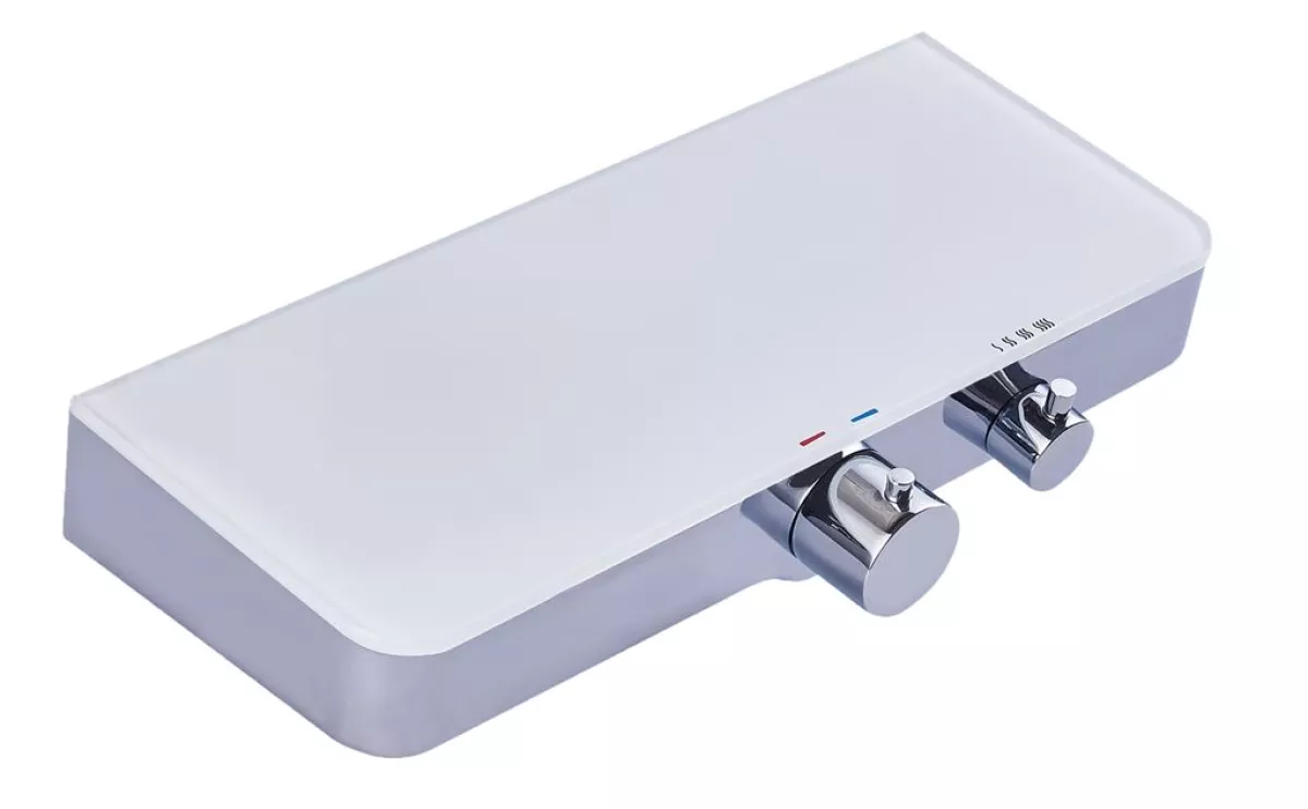 Schütte Thermostat-Duscharmatur OCEAN, mit Ablage, Weiß