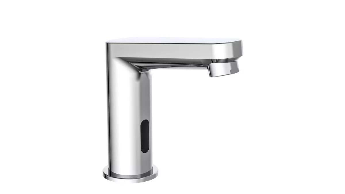 Schütte Waschtischarmatur VITAL, Wasserhahn mit Sensor, Mischbatterie Waschbecken, Waschbecken Armaturen in Chrom
