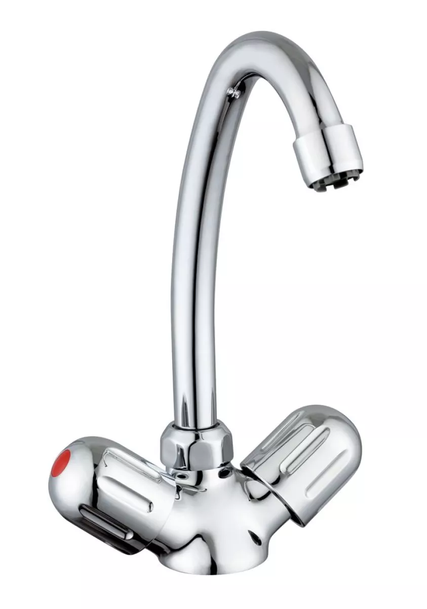 Schütte Zweigriffarmatur PERUZZI, Niederdruck, Chrom