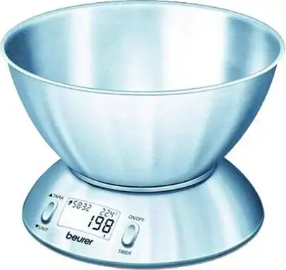 Beurer KS54 70840 Küchenwaage mit Schüssel