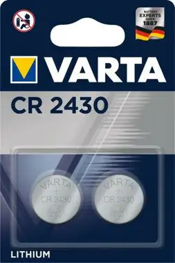 Varta CR 2430 Knopfzelle Lithium Blister 2
