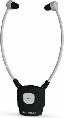 Technisat Stereoman ISI 3 Kopfhörer mit Akku, schwarz/weiß