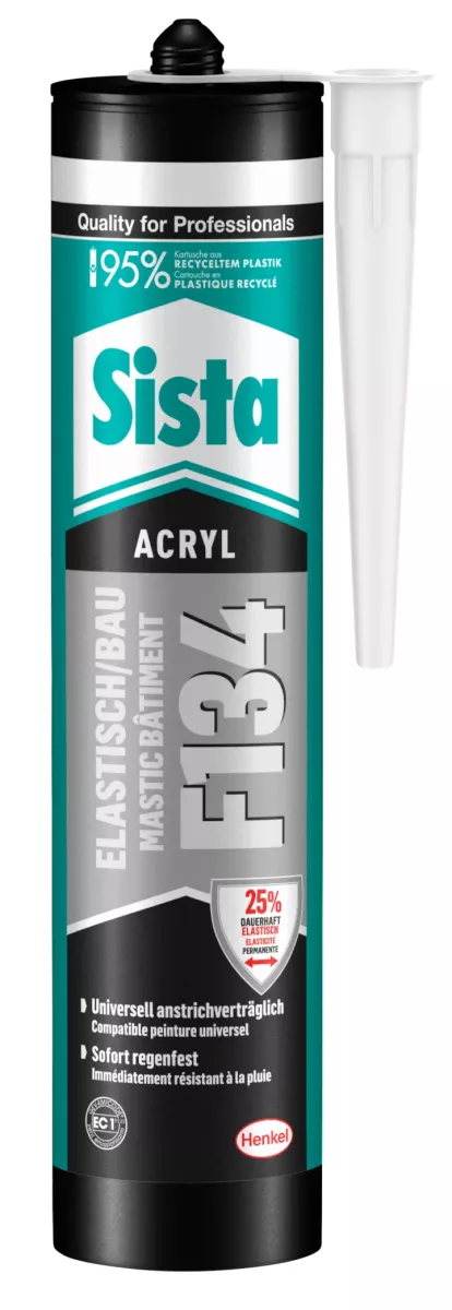 Sista Acryl F134 Elastisch/Bau Grau 300ml