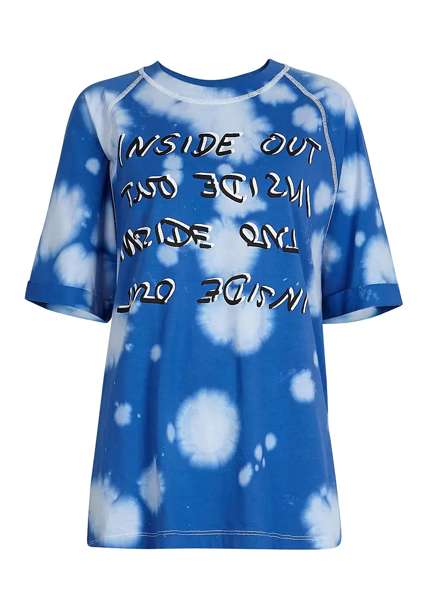 lala Berlin - T-Shirt blue Splash