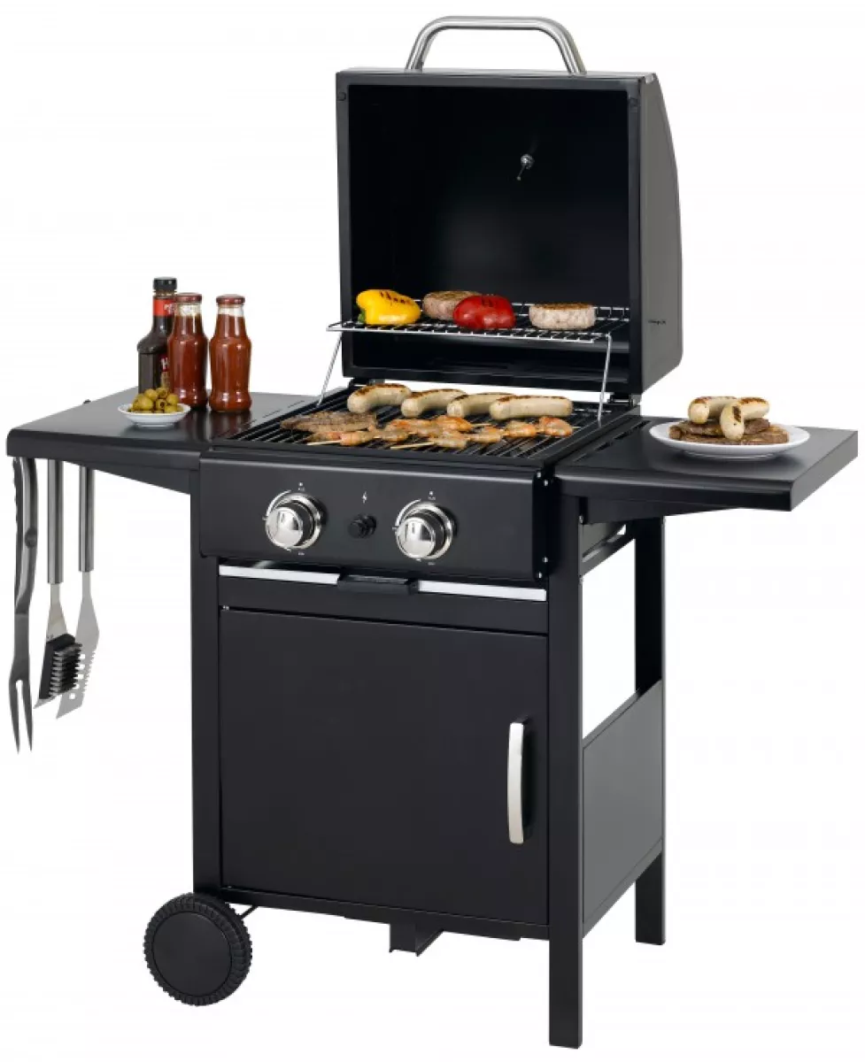Tepro Gasgrill Bloomfield integrierte Warmhaltefläche