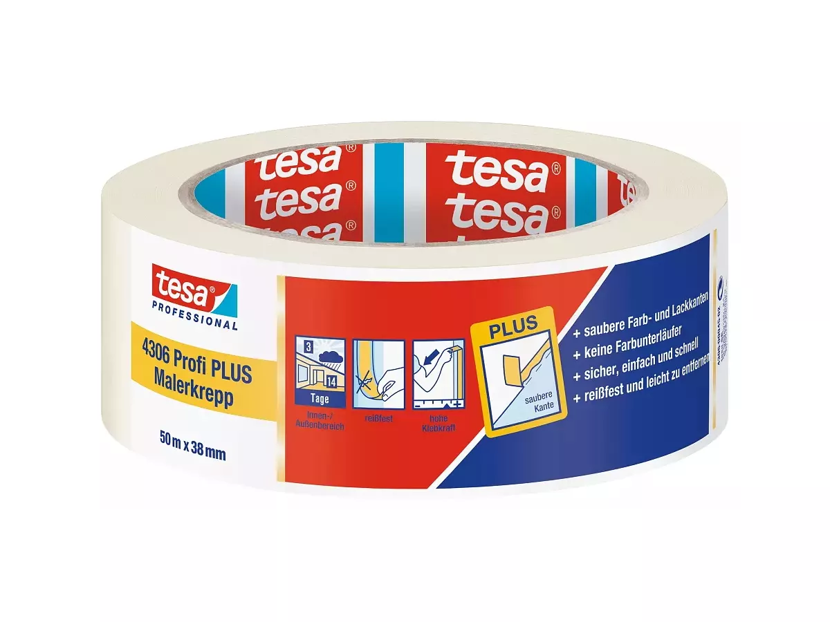tesa 04306 50m:38mm Malerkrepp Klebeband