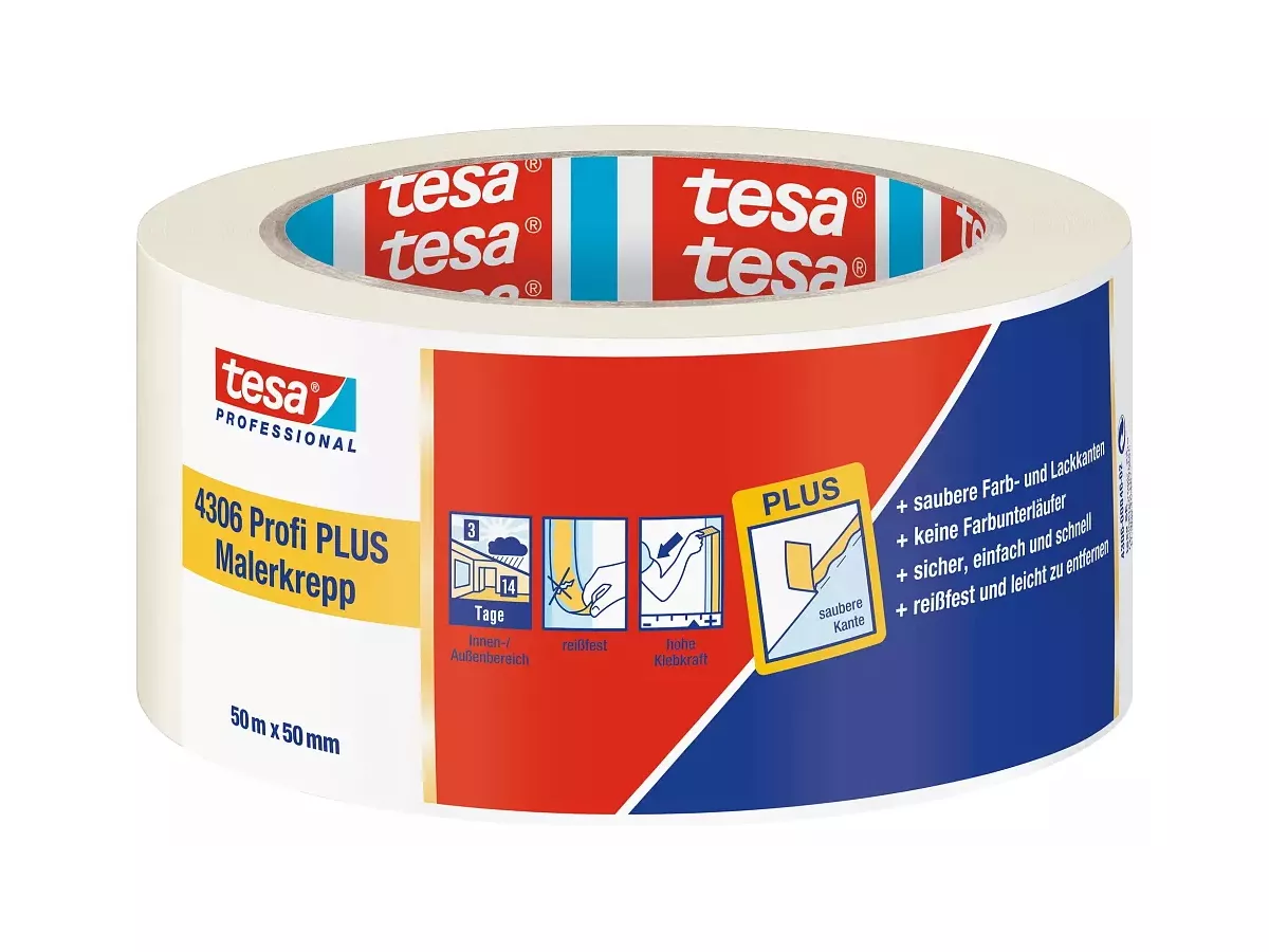 tesa 04306 50m:50mm Malerkrepp Klebeband