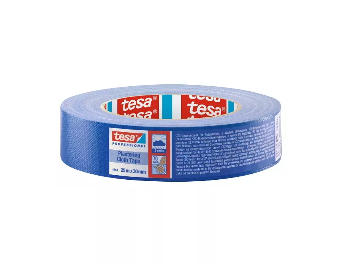 tesa 04363 25m:30mm Putzband UV Gewebe