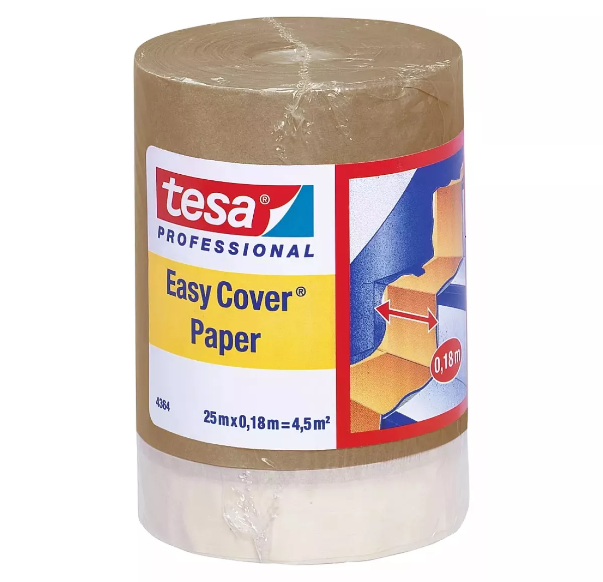 tesa 04364 25m:180mm Abdeckpapier Universal Papier