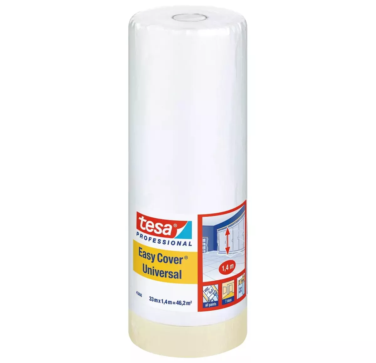 tesa 04368 33m:1400mm Abdeckfolie Universal Folie Malerplane