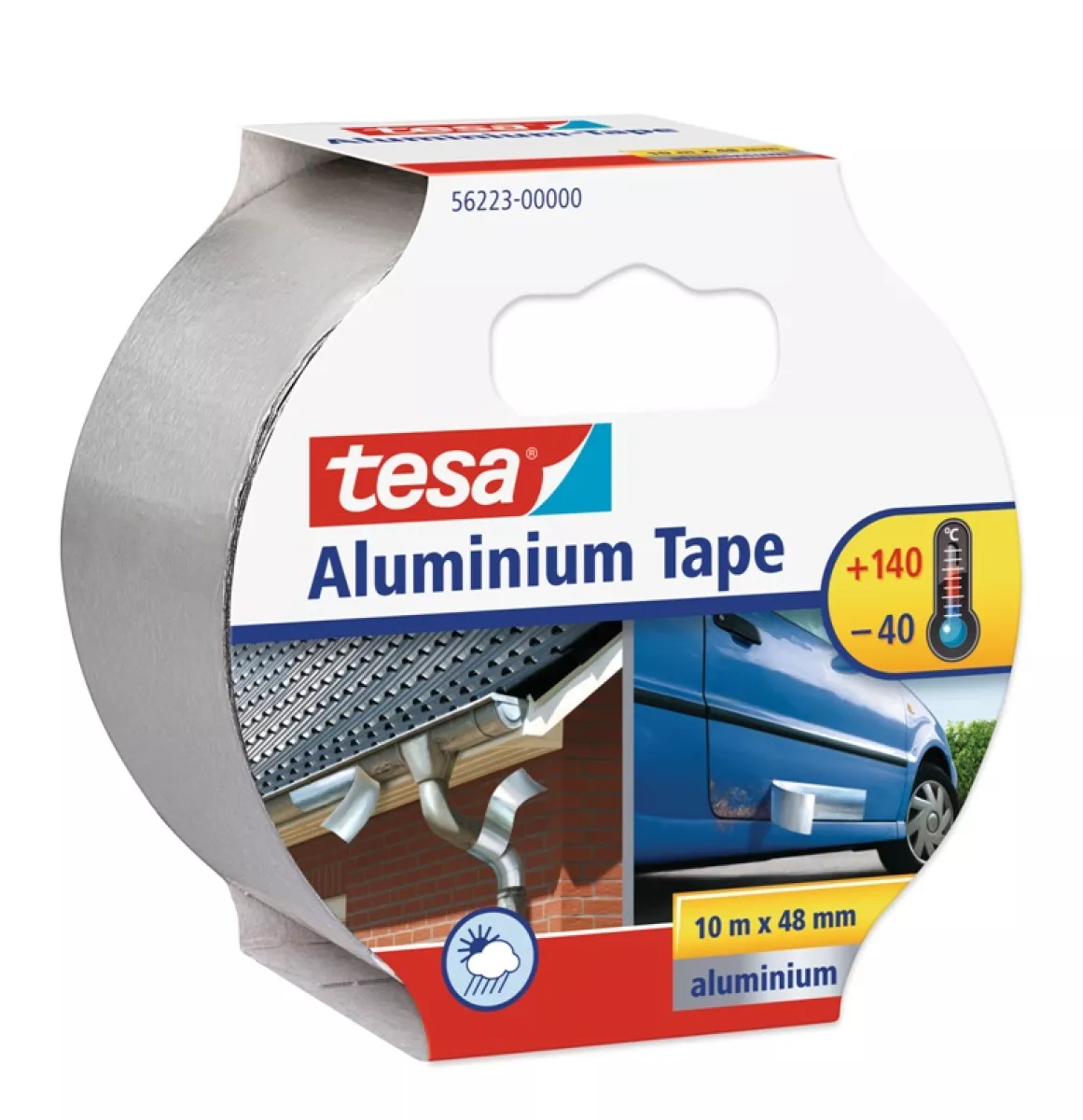 tesa Aluminiumband selbstklebend silber 10m x 50mm