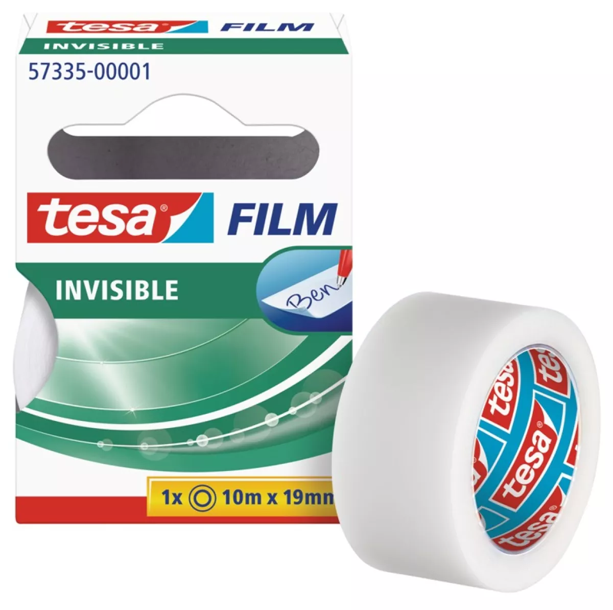 tesa tesafilm Klebeband matt-unsichtbar 10m x 19mm farblos 1 Stück