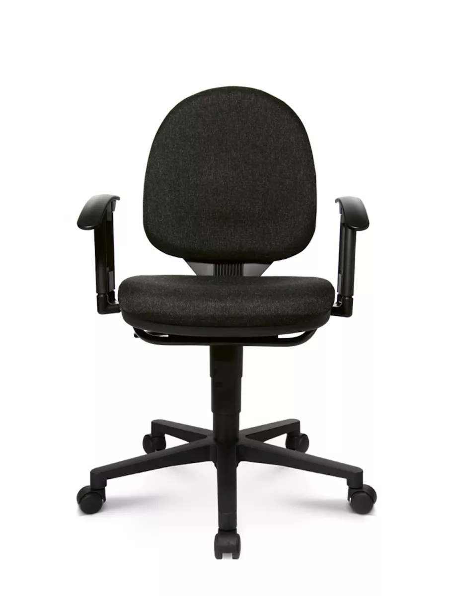 Topstar Drehstuhl Top Pro 1, anthrazit, ergonomische Rückenlehne