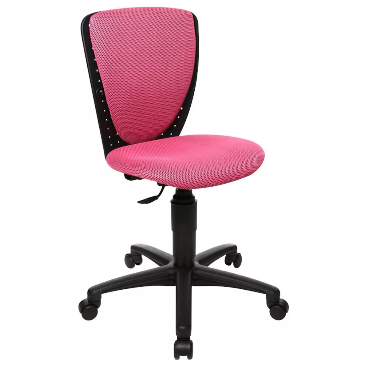 Topstar Kinderdrehstuhl High S'cool -Stoff pink, Gestell schwarz